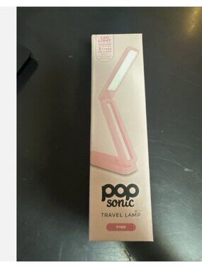 Pop Sonic Collapsible & Adjustable Desk & Travel Lamps-Pink-NEW-H500467